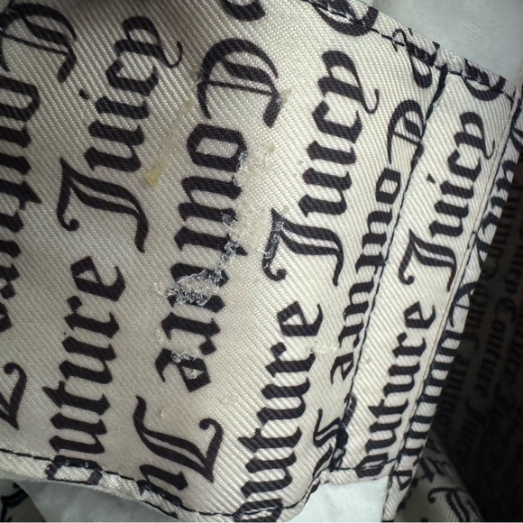 NEW! Juicy Couture Velour Extra Spender Tote Bag Crossbody Black Liquorice NWT - Picture 12 of 13